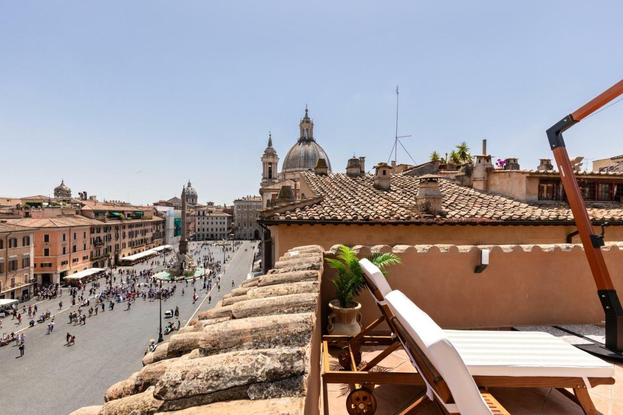 Апартаменты Presidential Penthouse Navona Рим Экстерьер фото