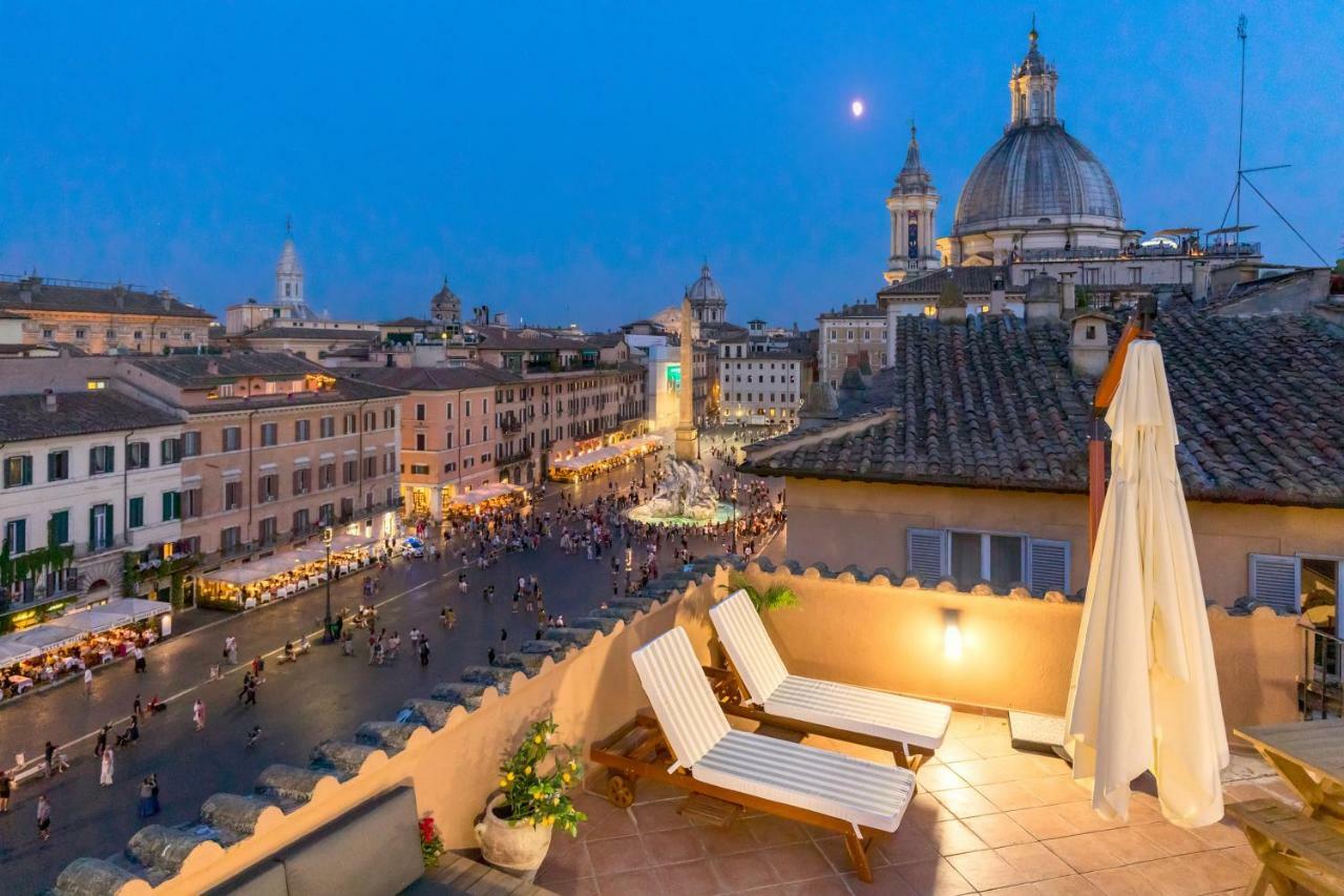 Апартаменты Presidential Penthouse Navona Рим Экстерьер фото